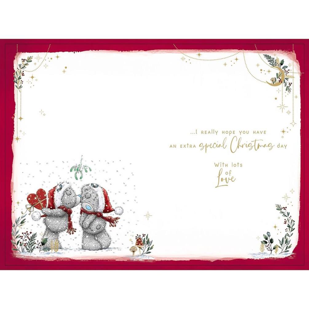 Amazing Boyfriend Verse Me to You Bear Christmas Card Extra Image 1